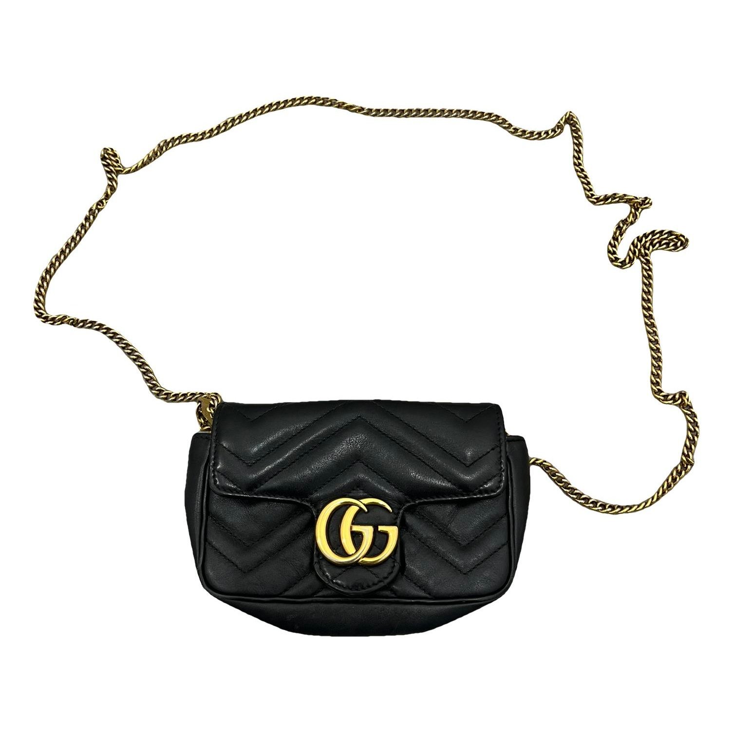 GG Marmont Flap leather crossbody bag