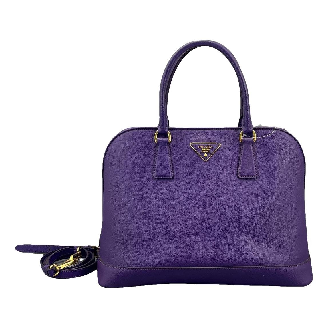 Promenade leather handbag