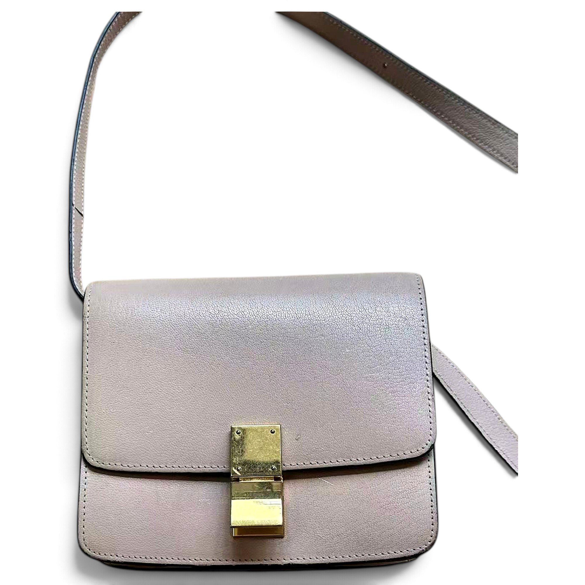 Classic leather crossbody bag