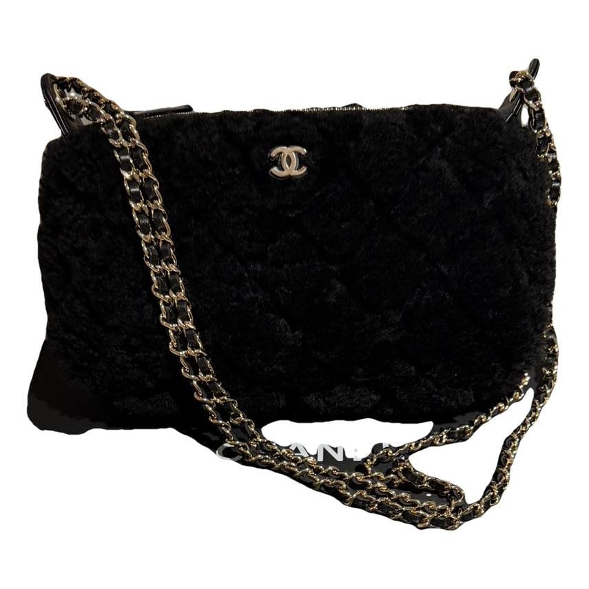 Faux fur handbag