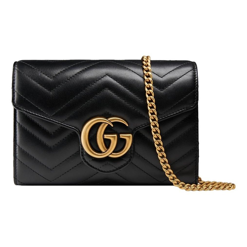 GG Marmont Chain leather crossbody bag