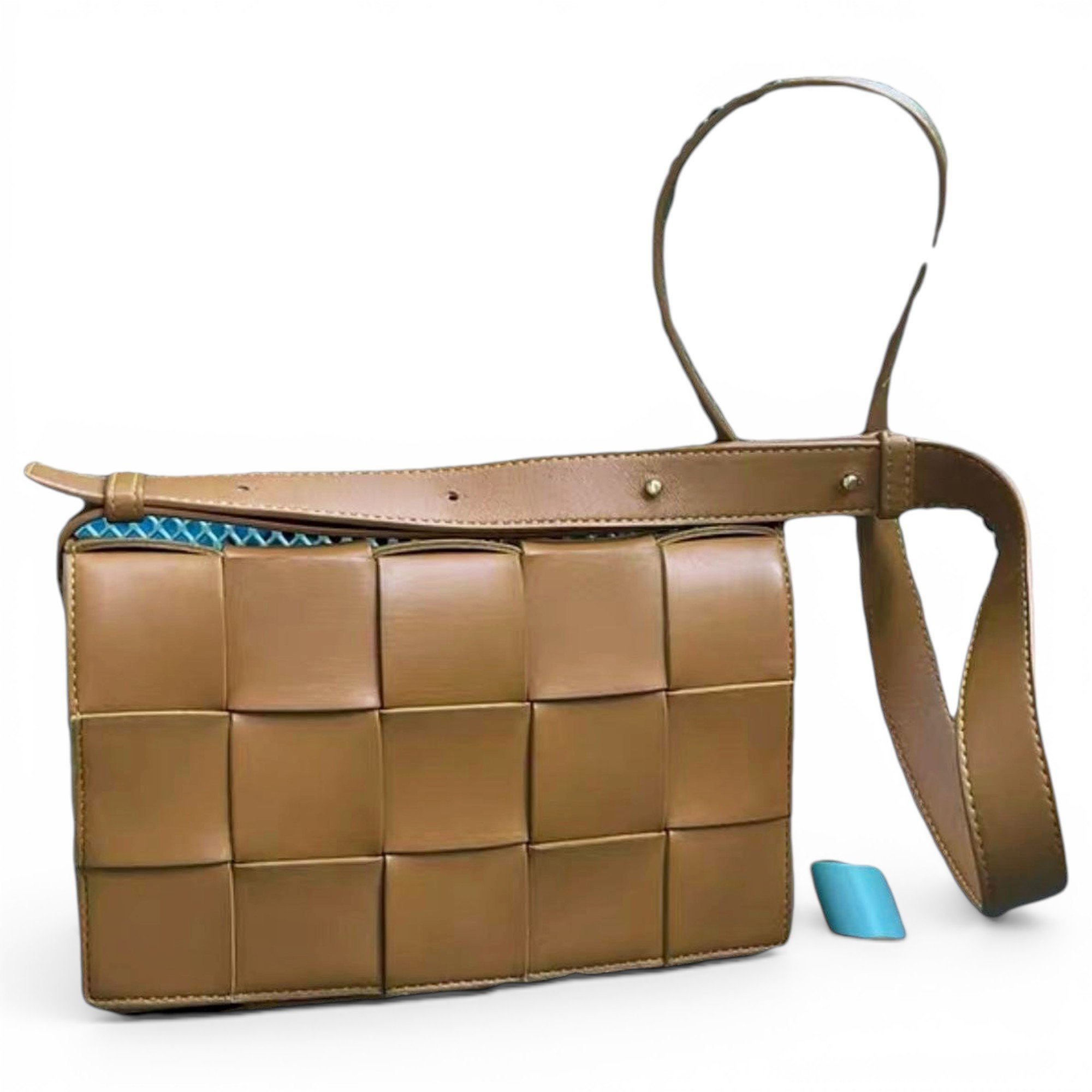 Cassette leather crossbody bag