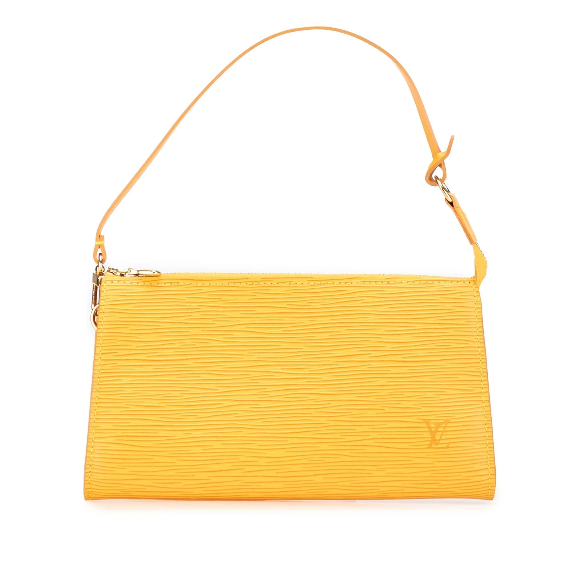 Pochette Accessoire leather handbag