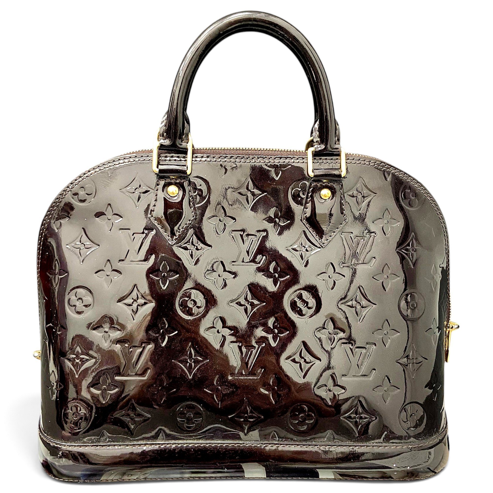 Alma patent leather handbag