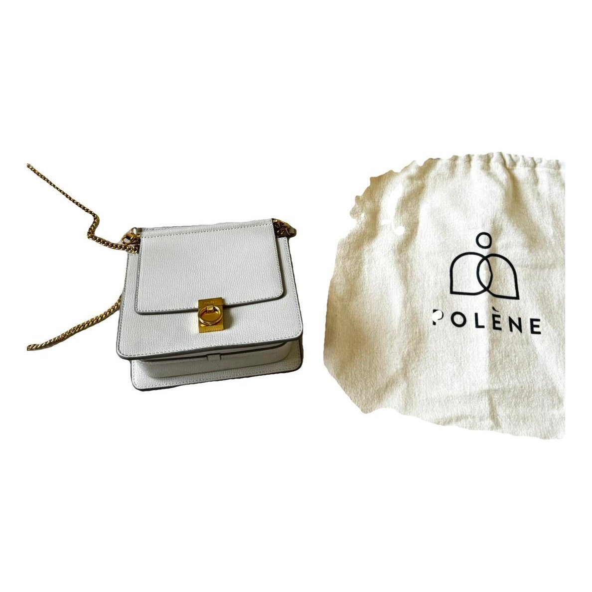 Numéro sept mini leather crossbody bag