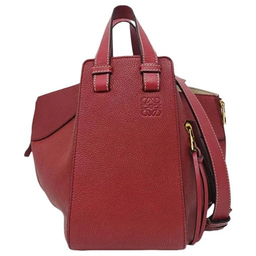 Hammock leather handbag