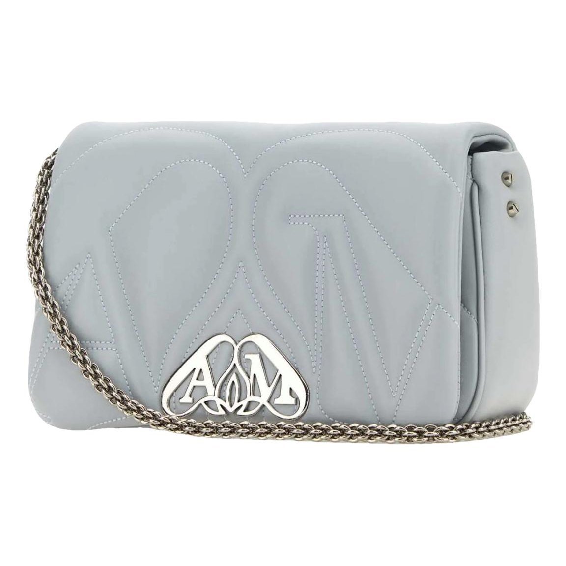 Leather clutch bag