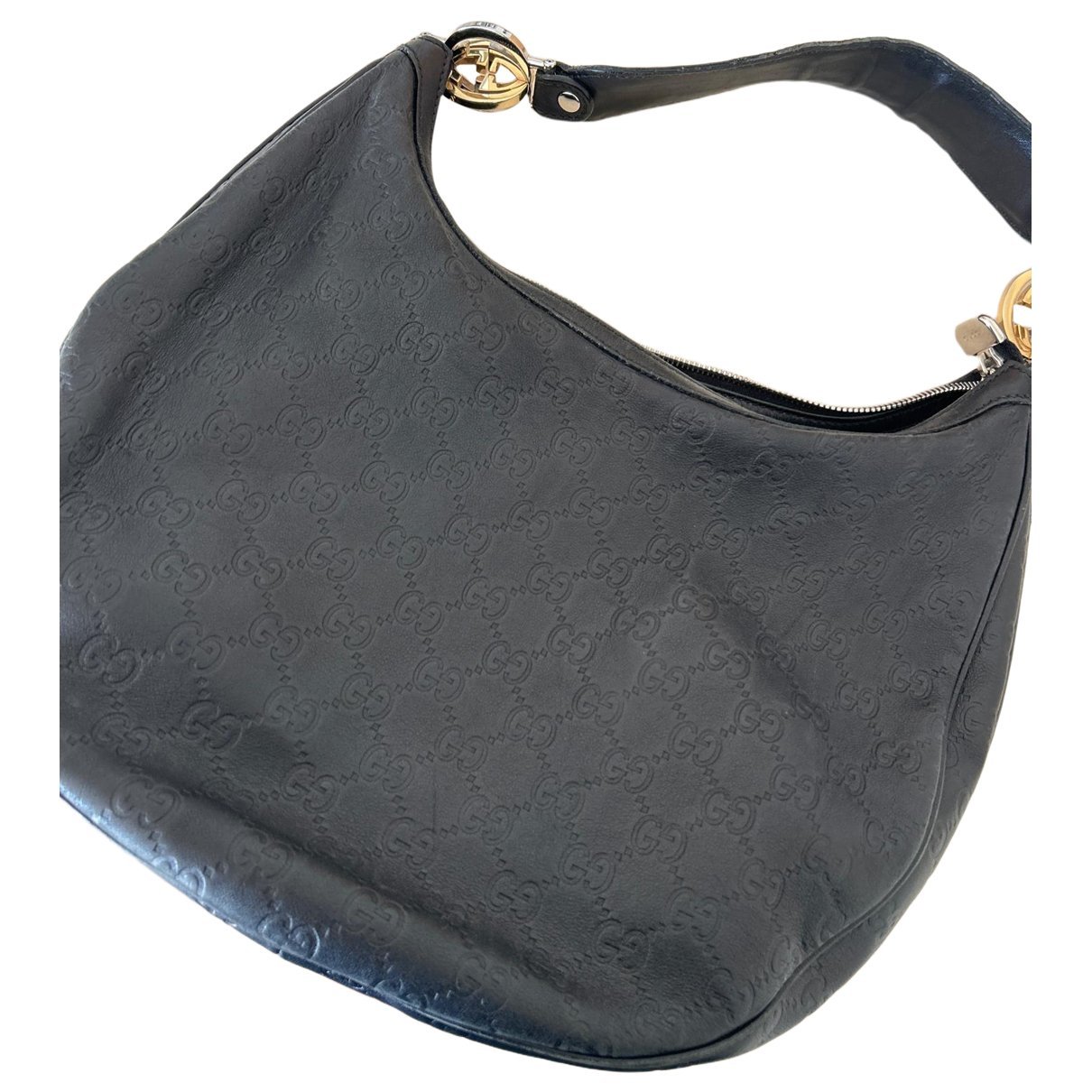 Hobo leather handbag