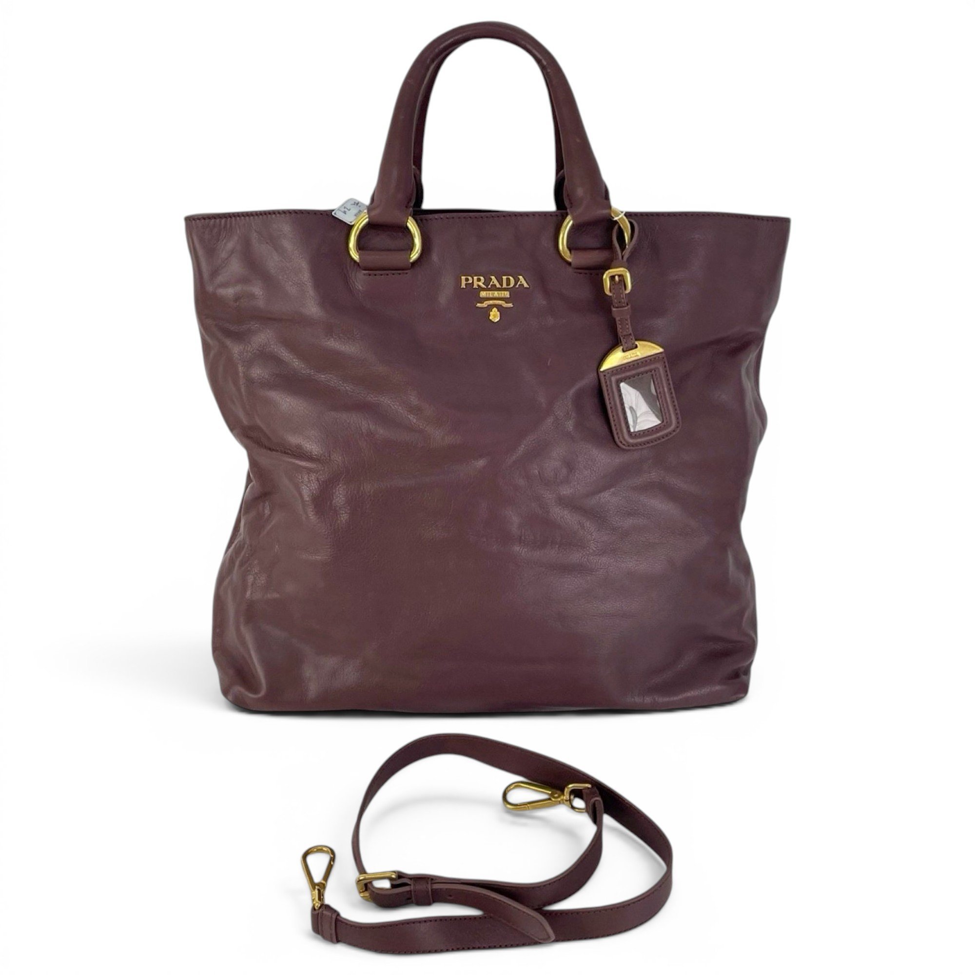 Leather tote