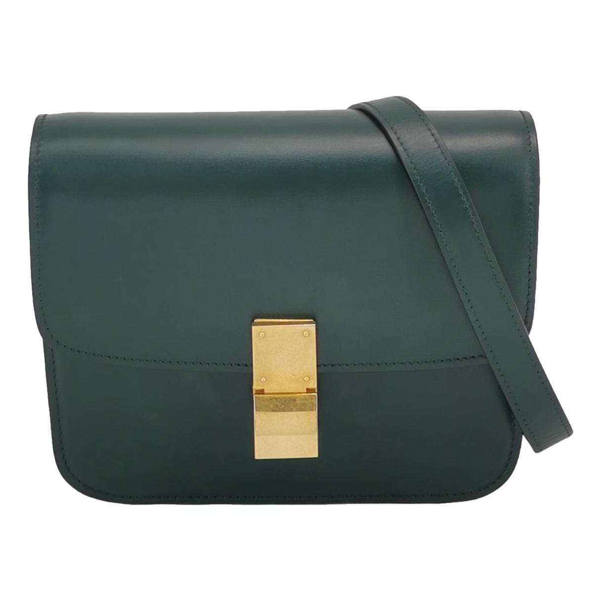Classic leather crossbody bag