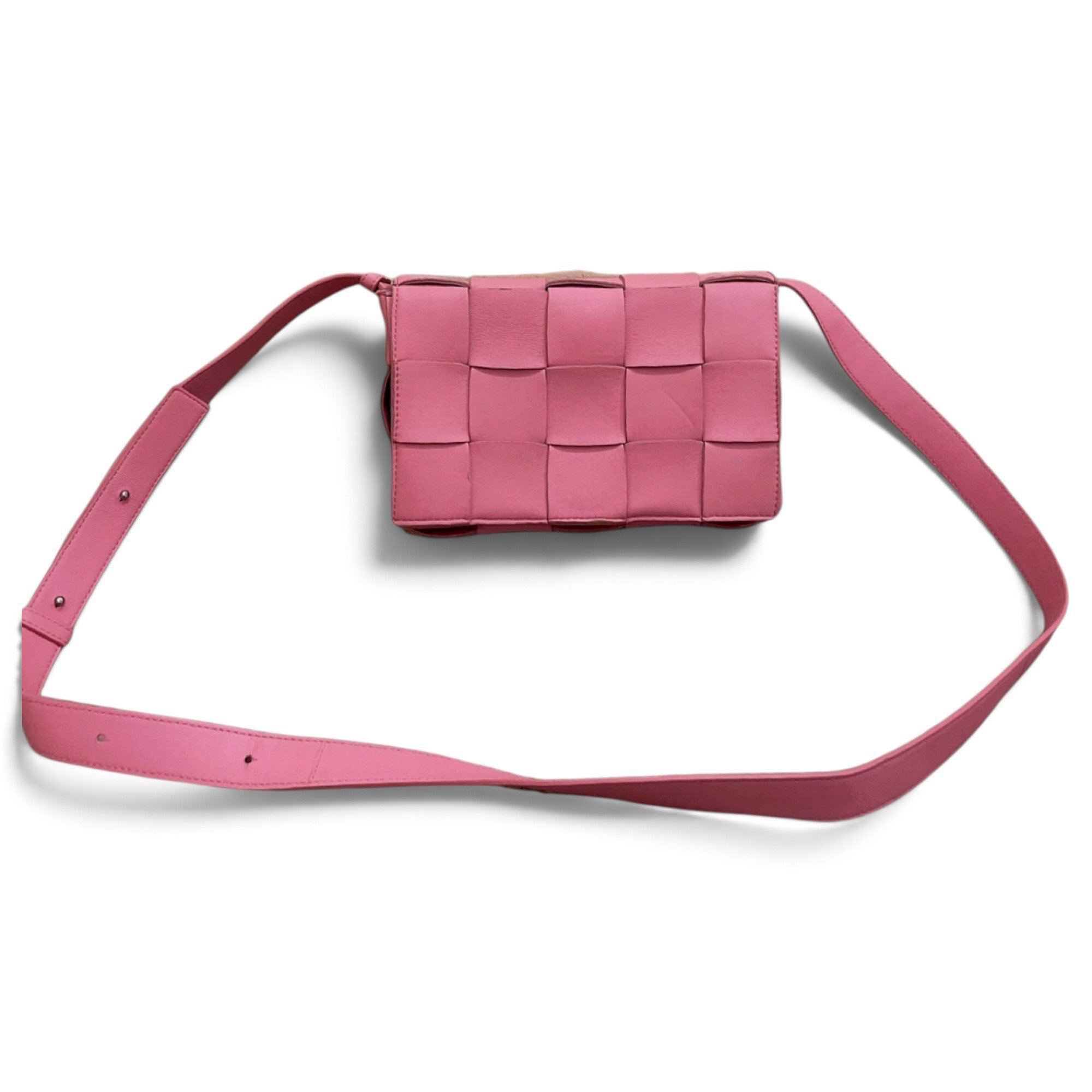 Cassette leather crossbody bag