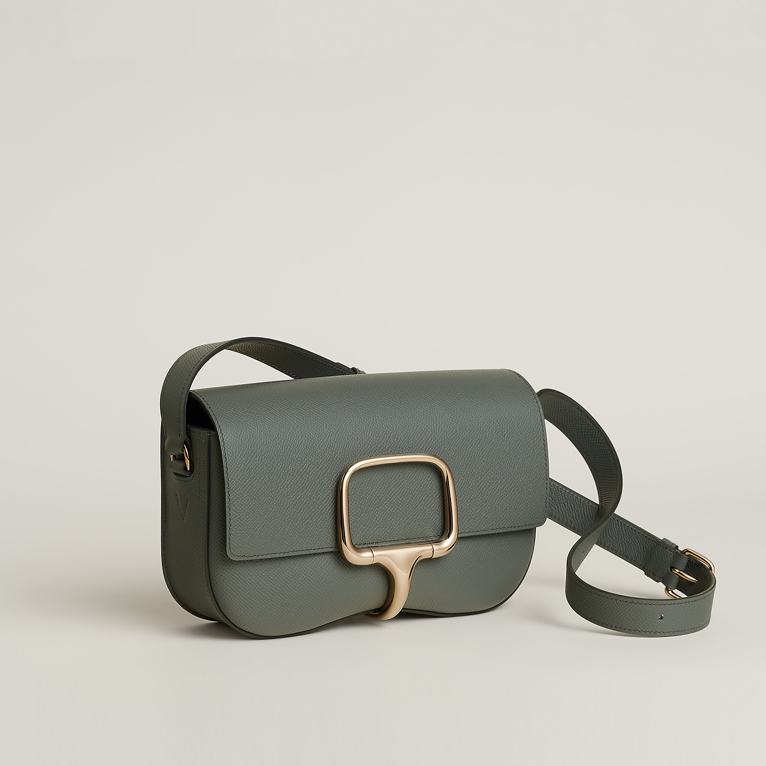 Hermès Della Cavalleria Elan calfskin Vert Amande