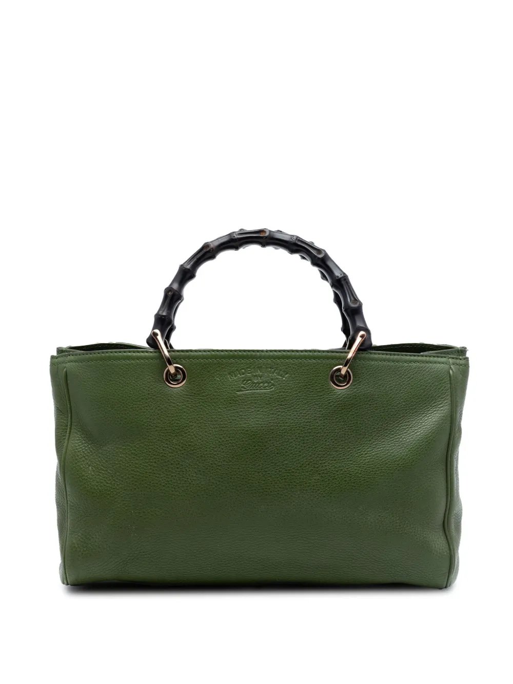 2016-2026 Medium Calfskin Bamboo Shopper satchel