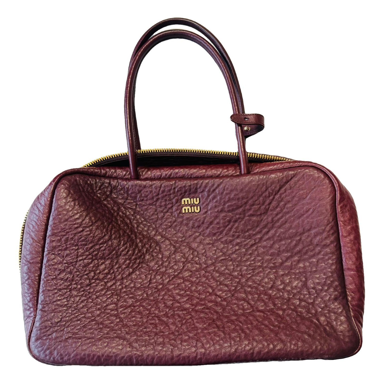 Beau leather handbag