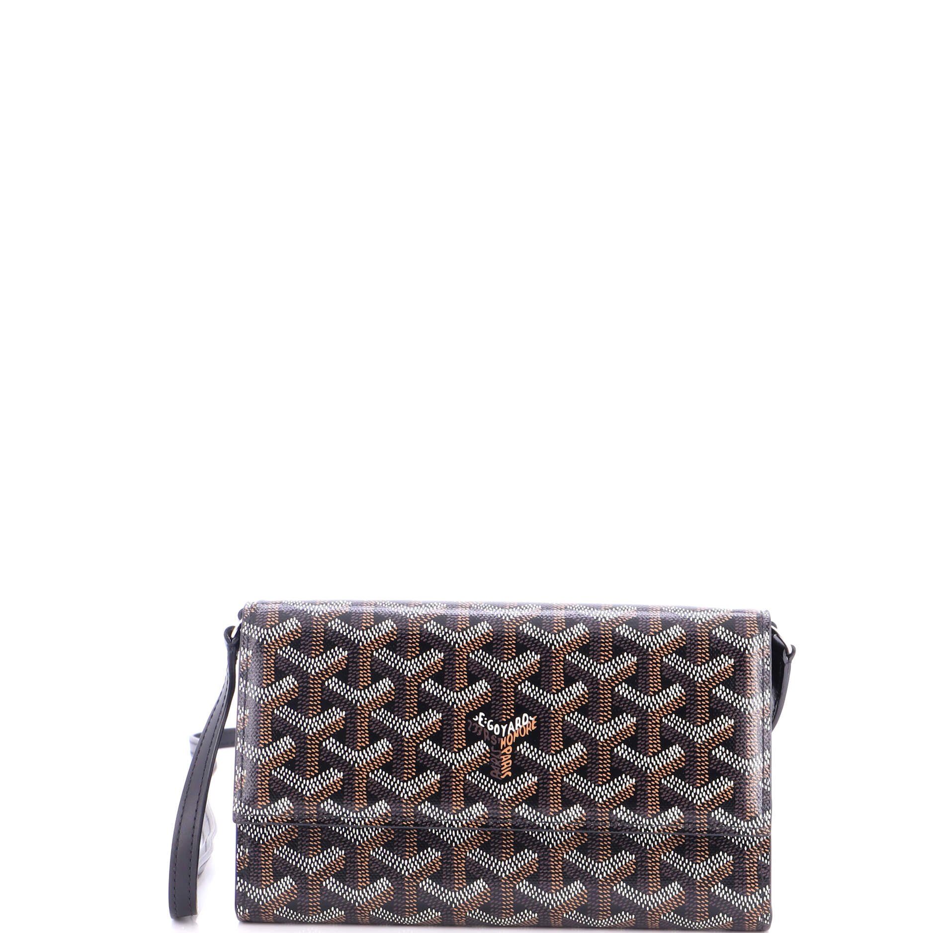 Varenne Continental Wallet with Strap Coated Canvas