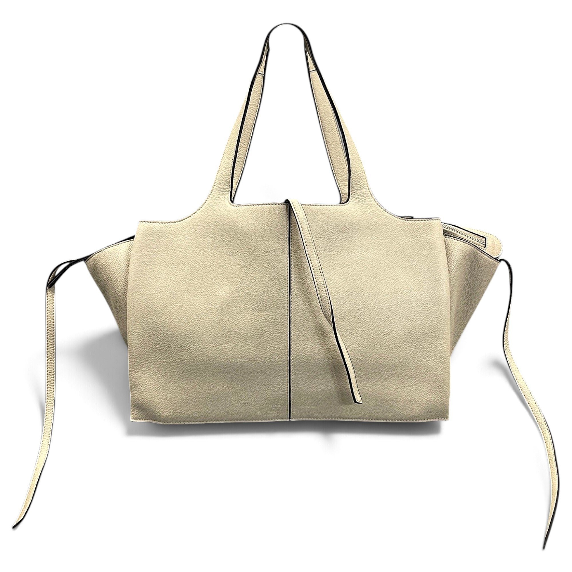 Tri-Fold leather tote