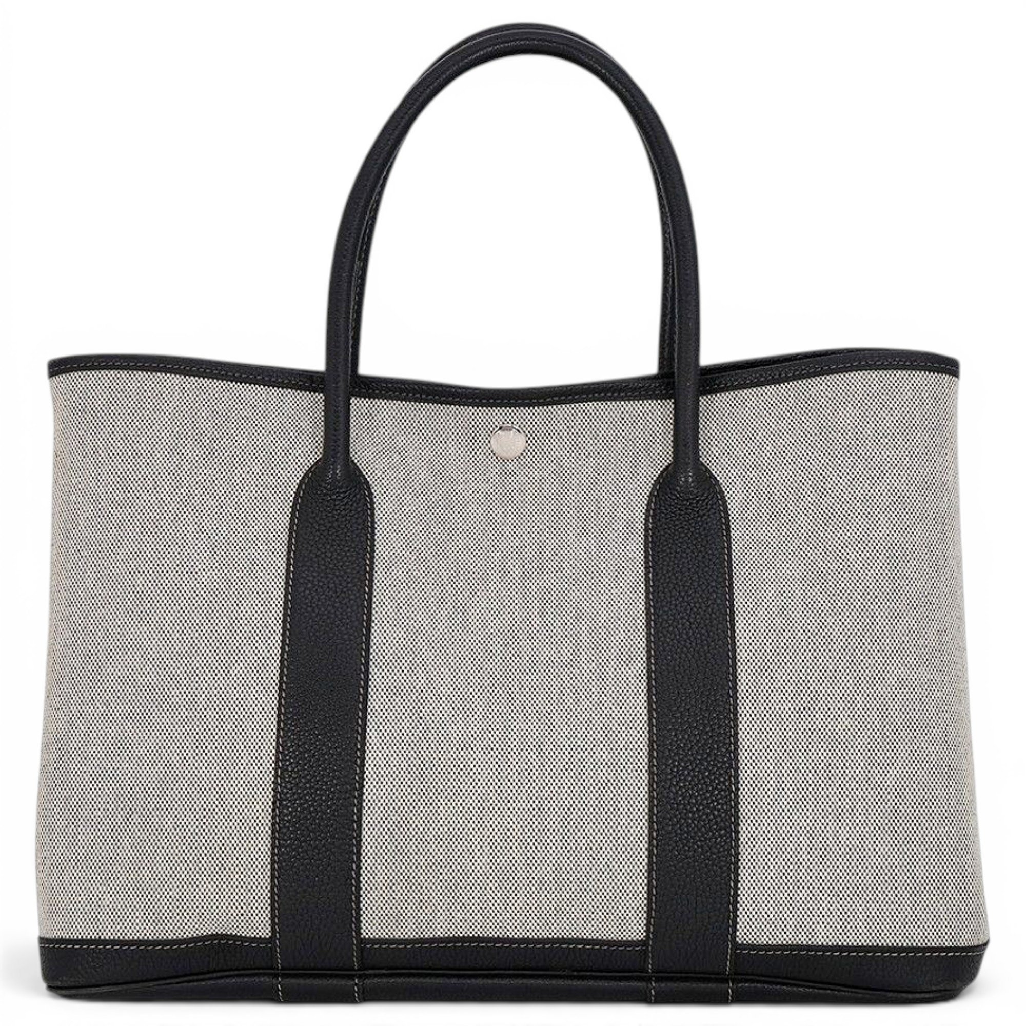 Hermes Garden Party Handbag Buffalo Leather