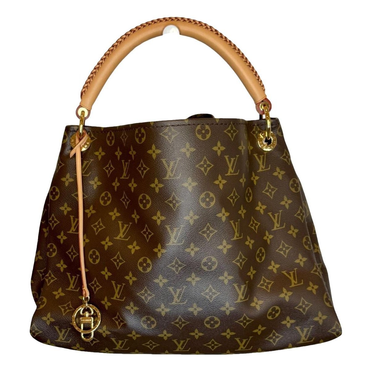 Artsy leather handbag