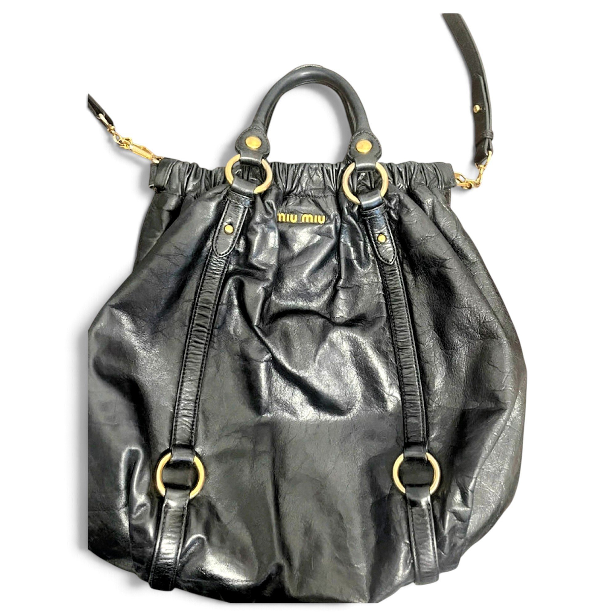 Leather handbag
