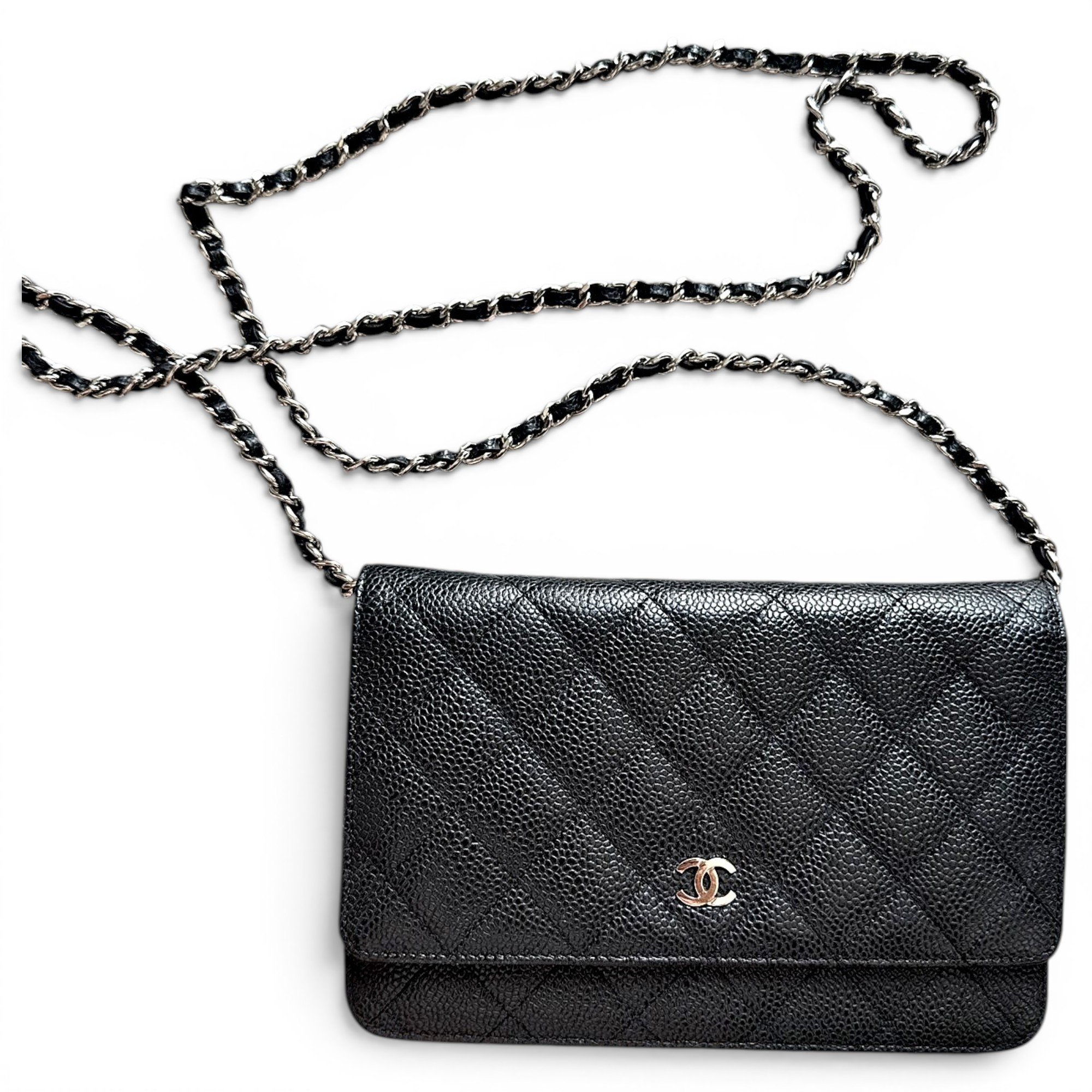 Wallet On Chain Timeless/Classique leather crossbody bag