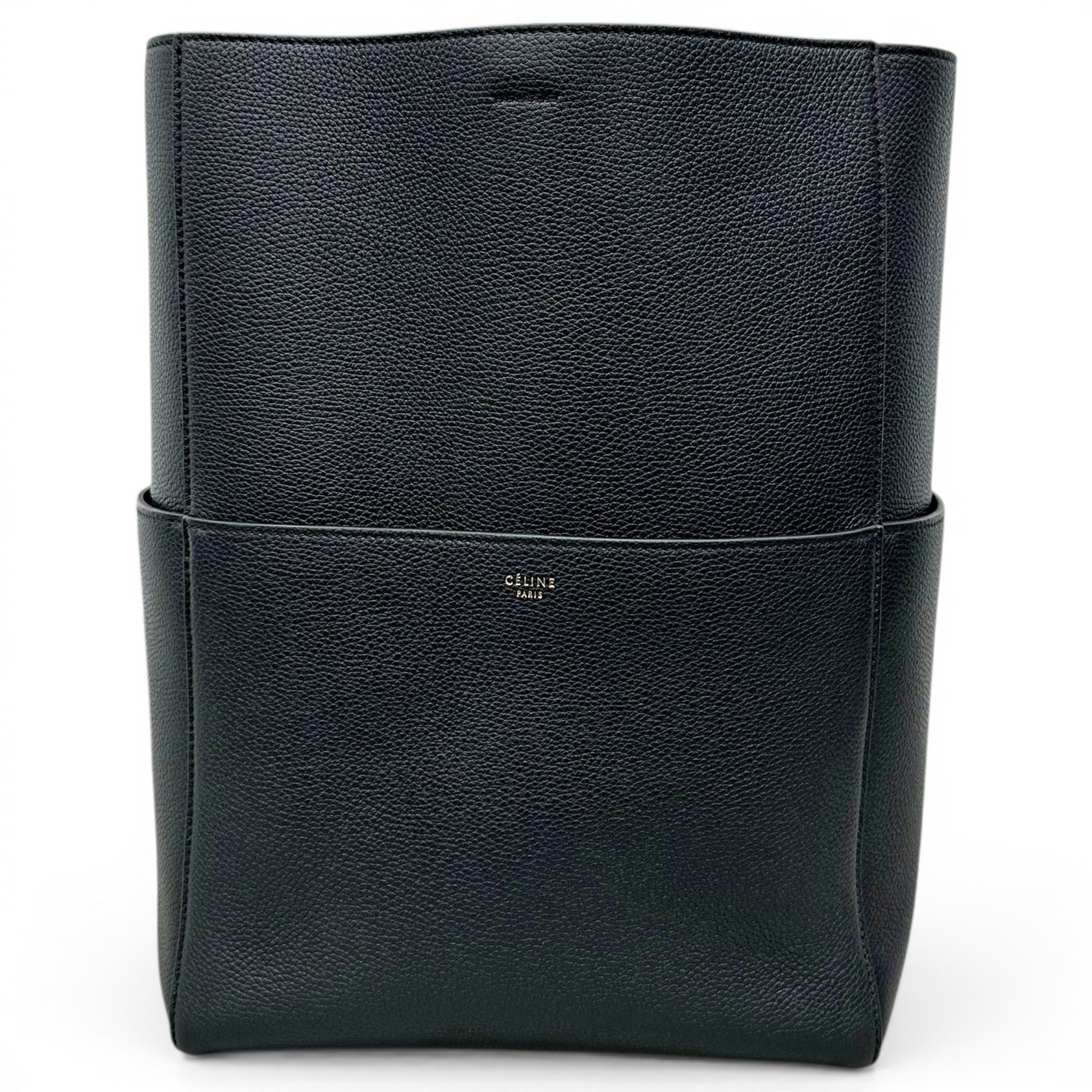 Seau Sangle leather handbag