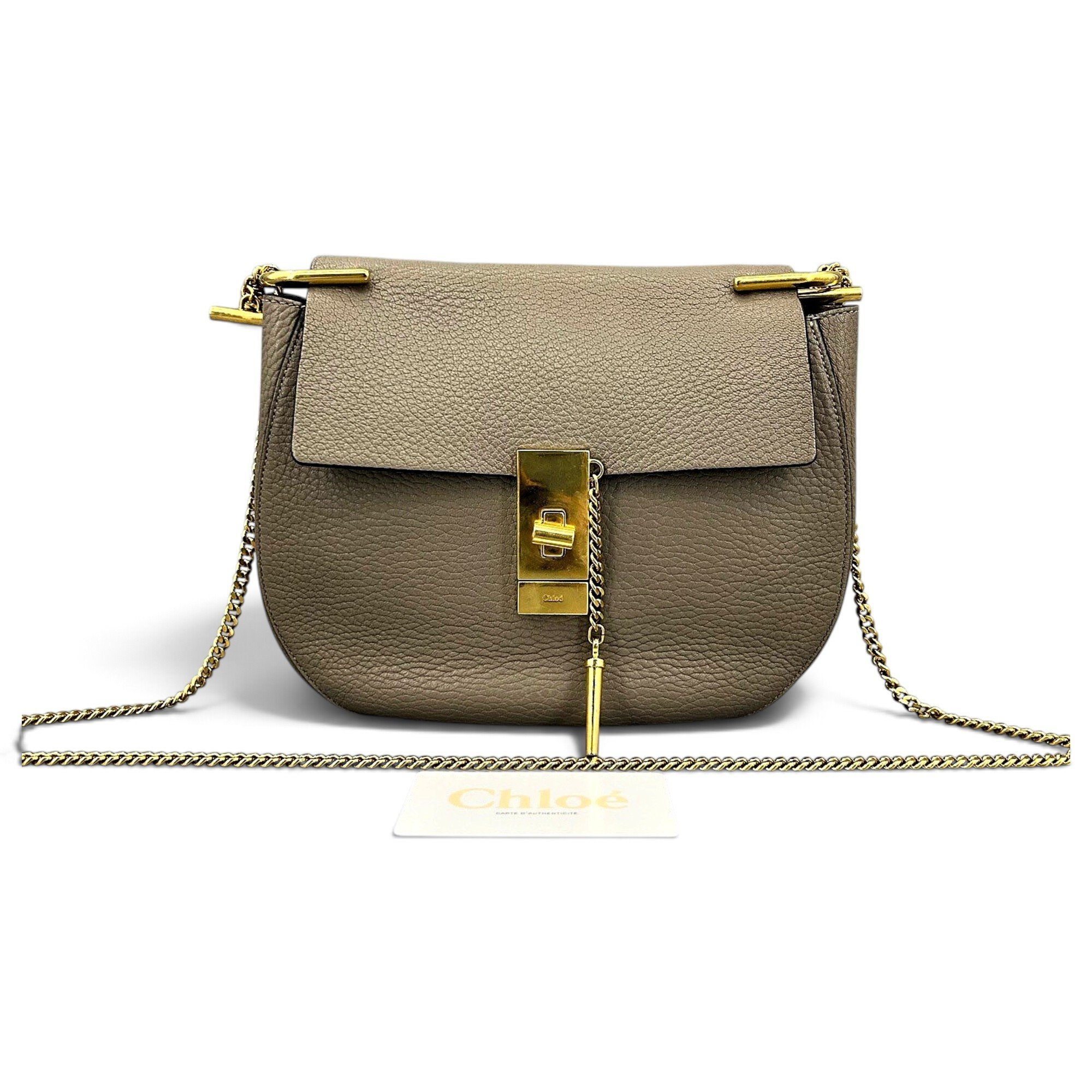 Drew leather crossbody bag