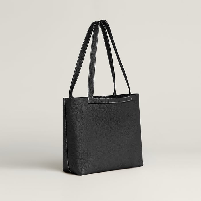 Noir Hermès Cabasellier 31 Bag