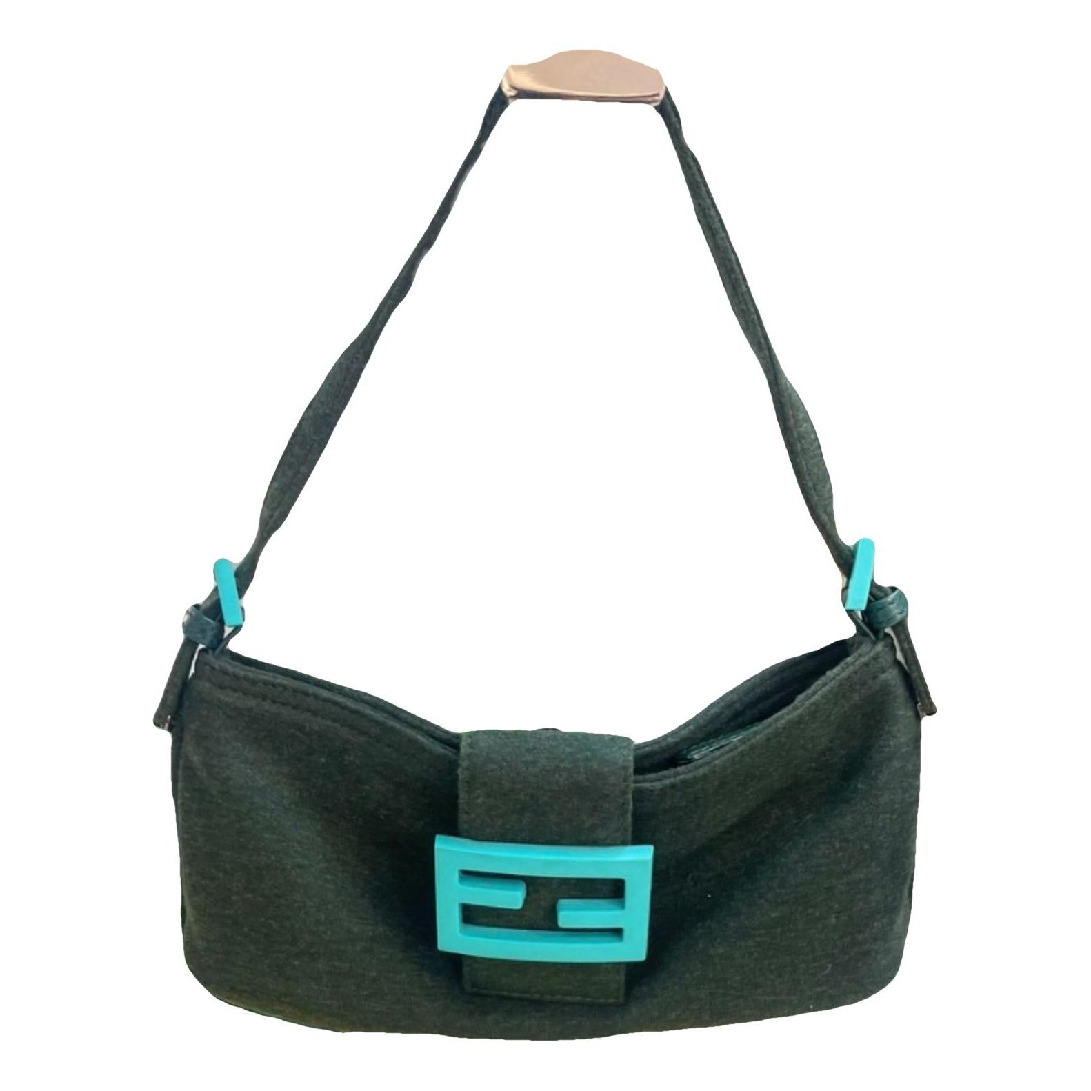Baguette wool handbag