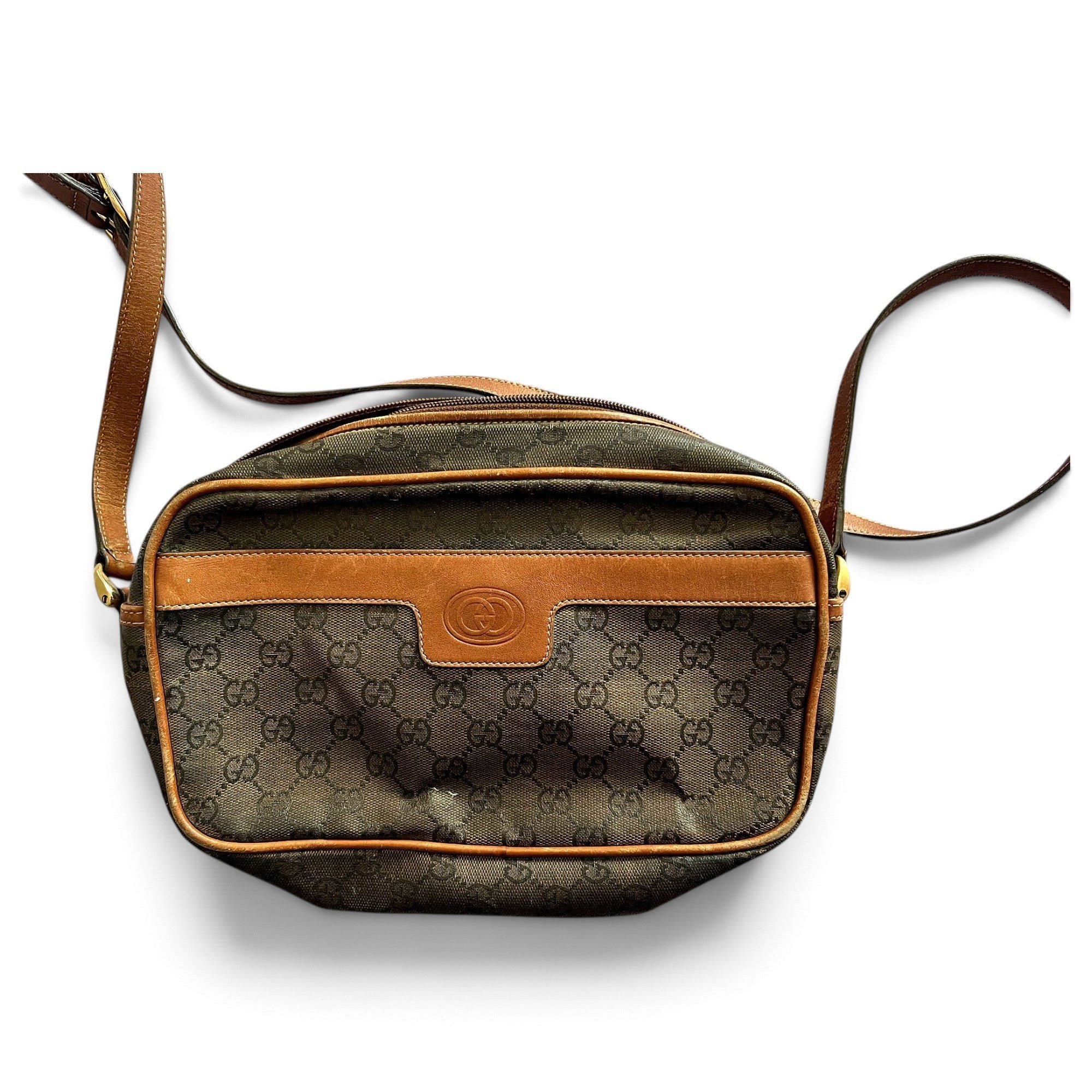 Ophidia leather crossbody bag