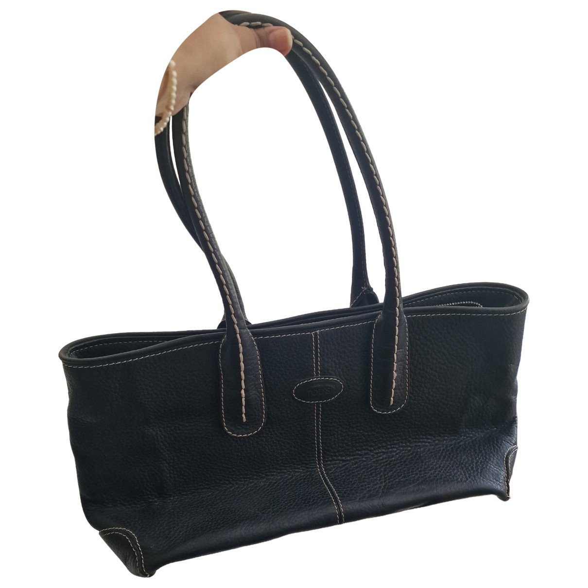 Leather tote