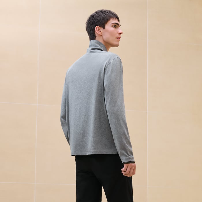Gris "Piqures Sellier" T-shirt