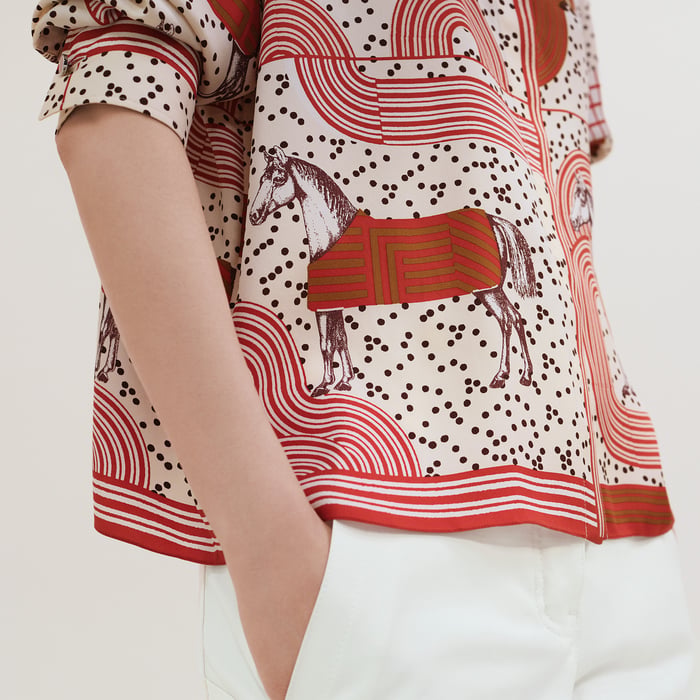 Beige Kaolin "Garde-robe Pop" Shirt
