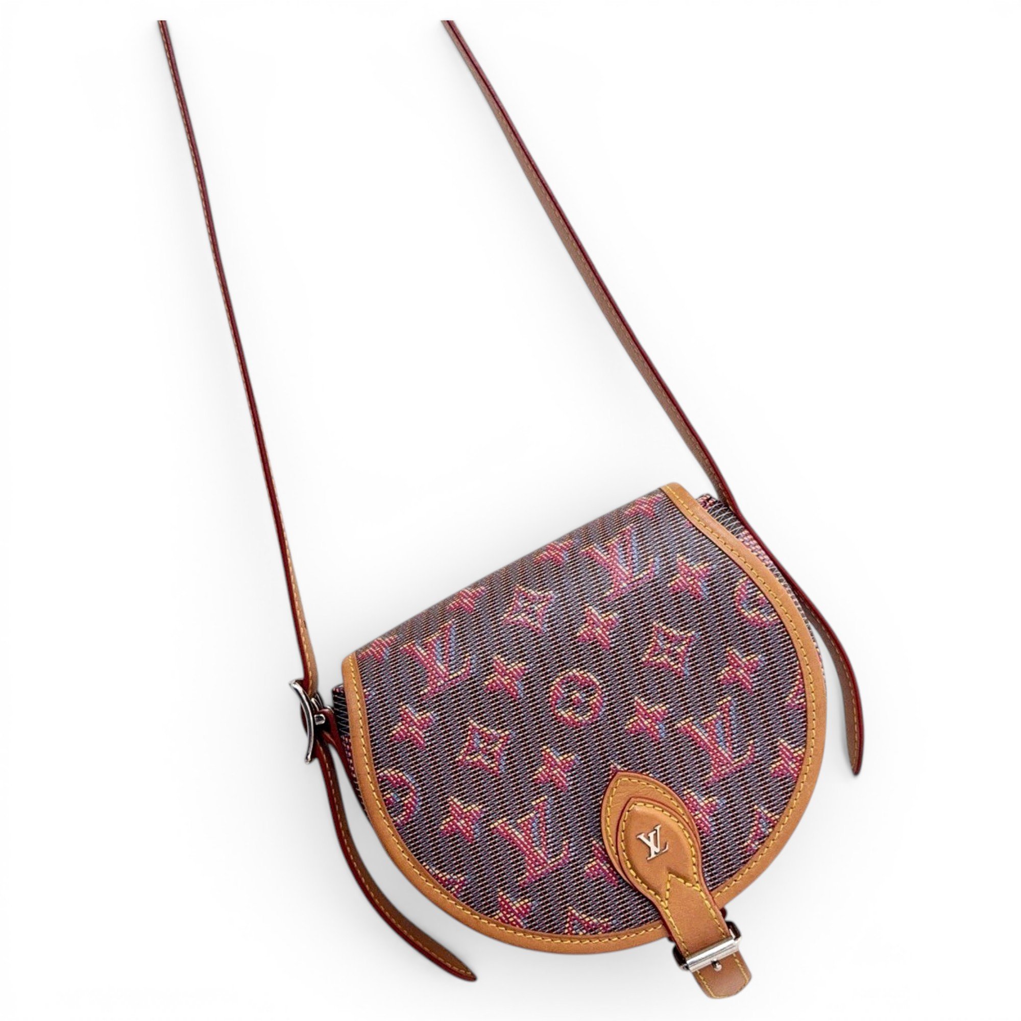 Tambourin leather handbag
