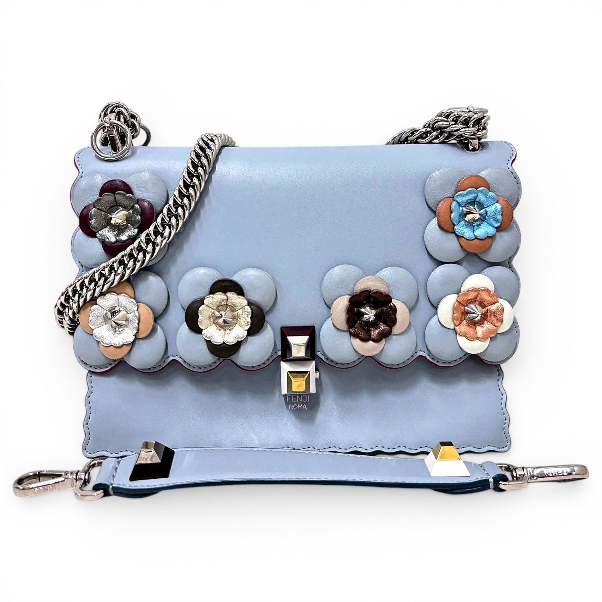 Kan I leather crossbody bag
