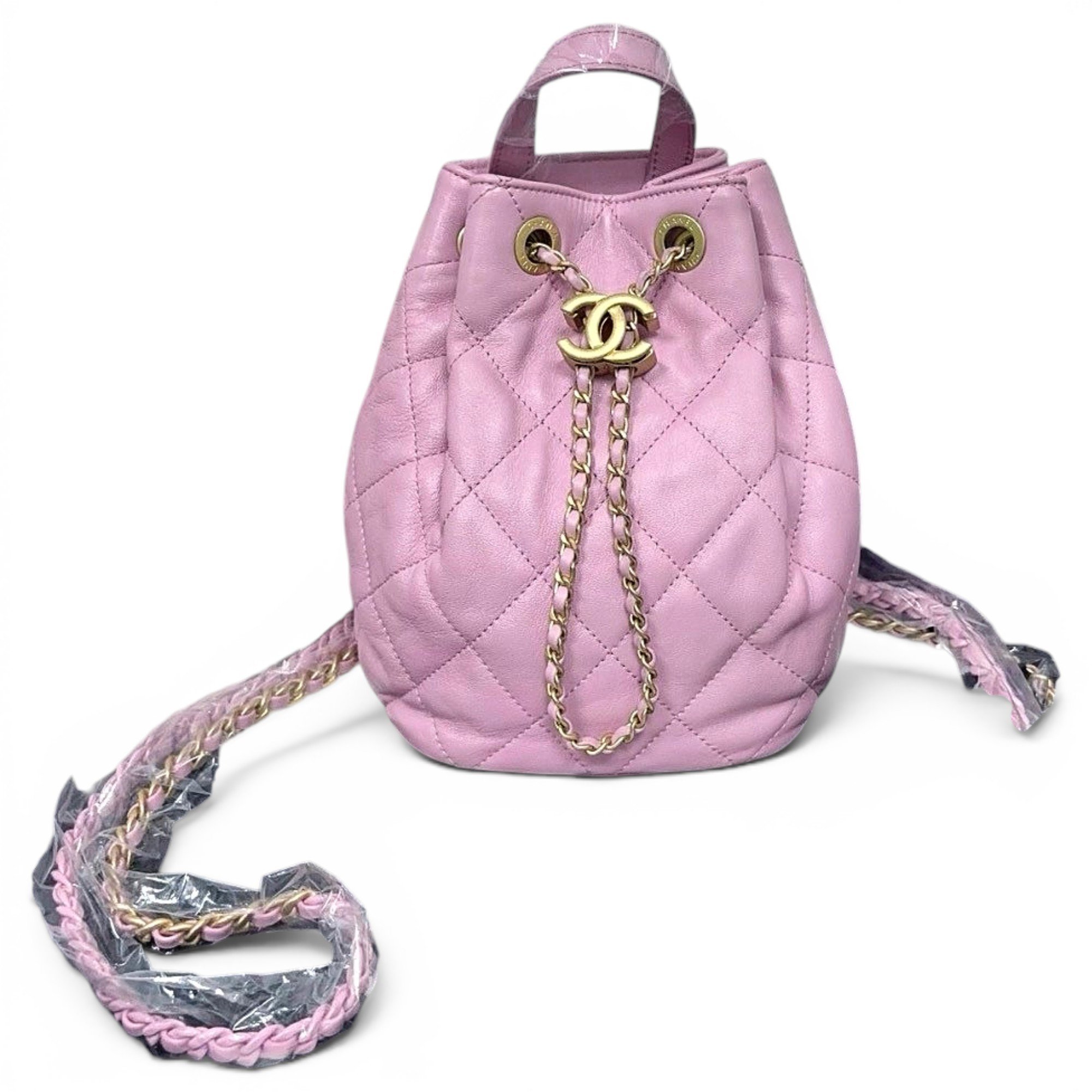 Leather backpack