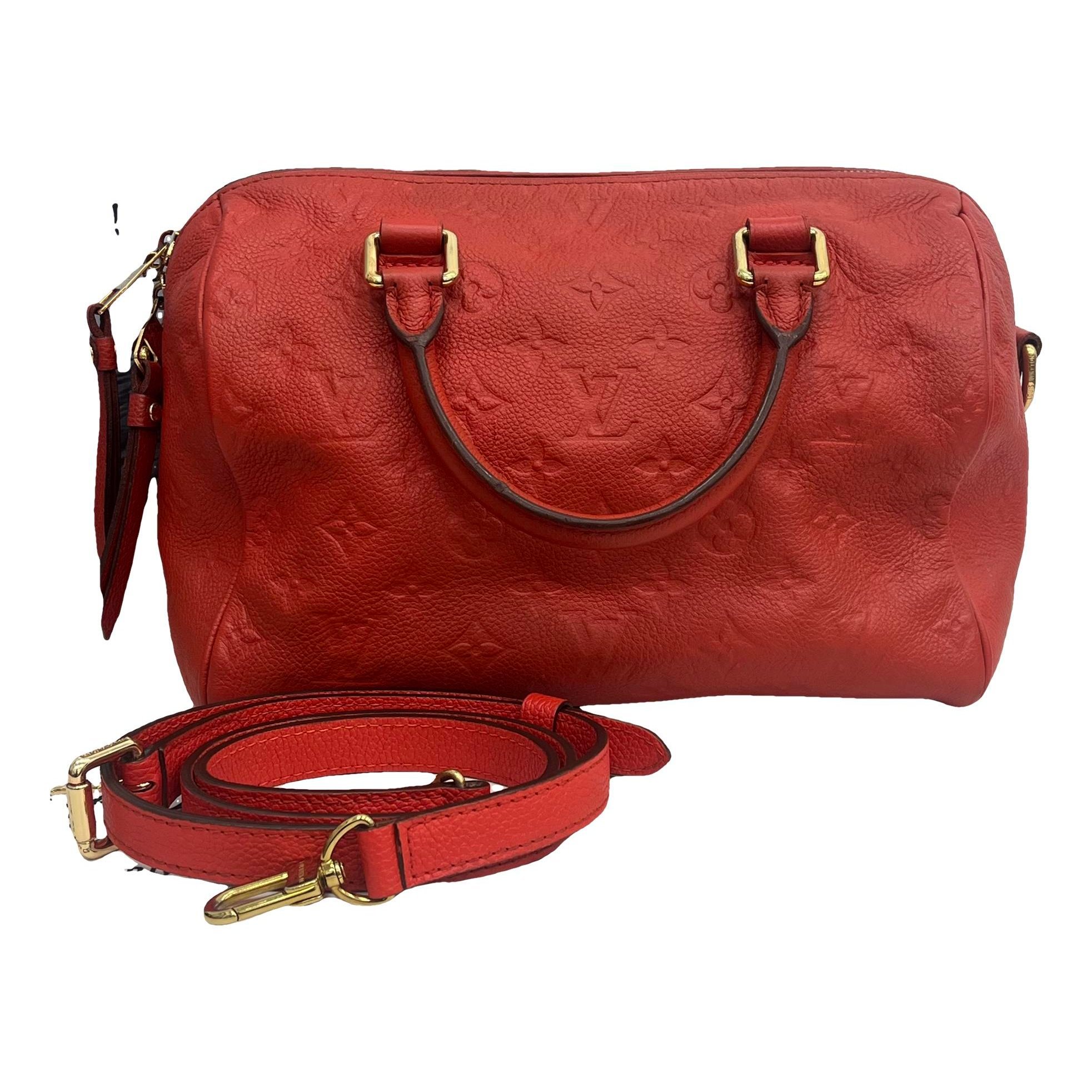 Speedy leather handbag