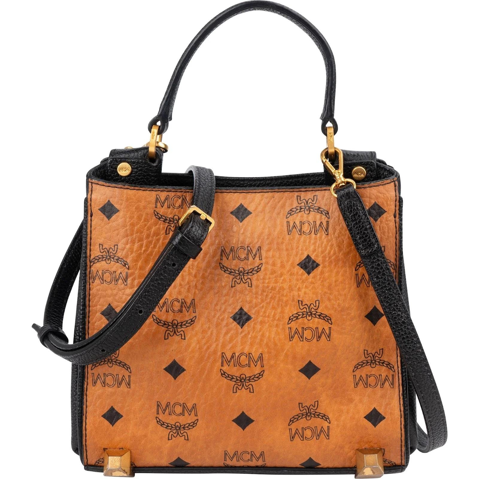 MCM Boston leather crossbody bag