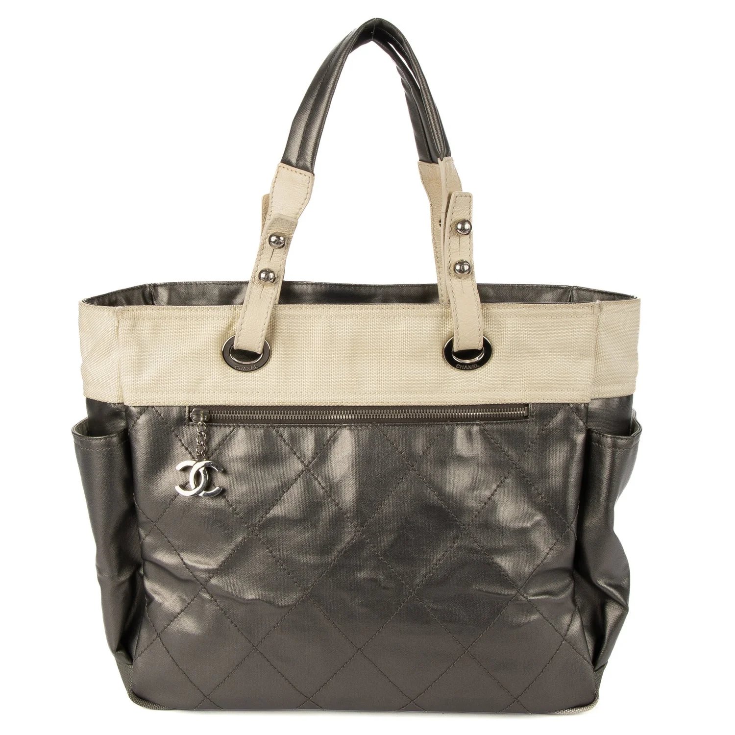 Leather Large Paris-Biarritz Tote