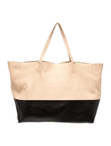 Leather Horizontal Cabas
