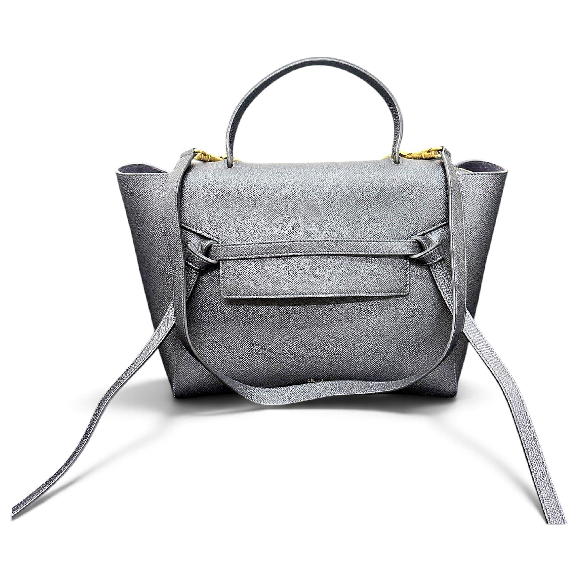 Belt leather handbag
