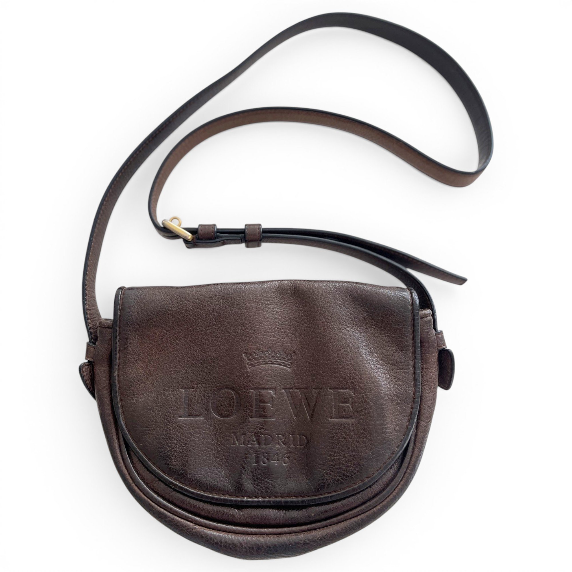 Leather crossbody bag