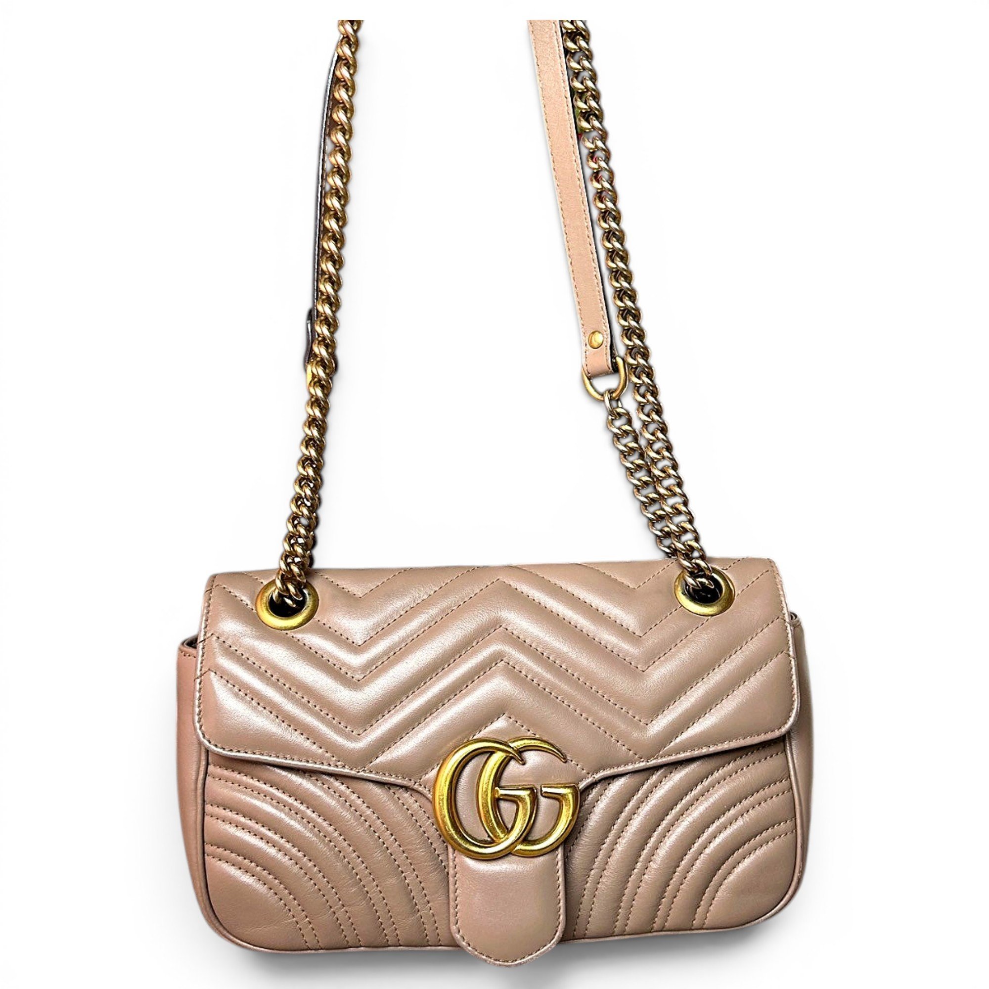 GG Marmont Flap leather handbag