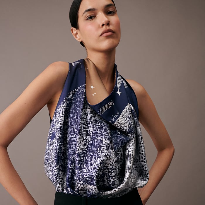 Clair De Lune Double Face Scarf 90