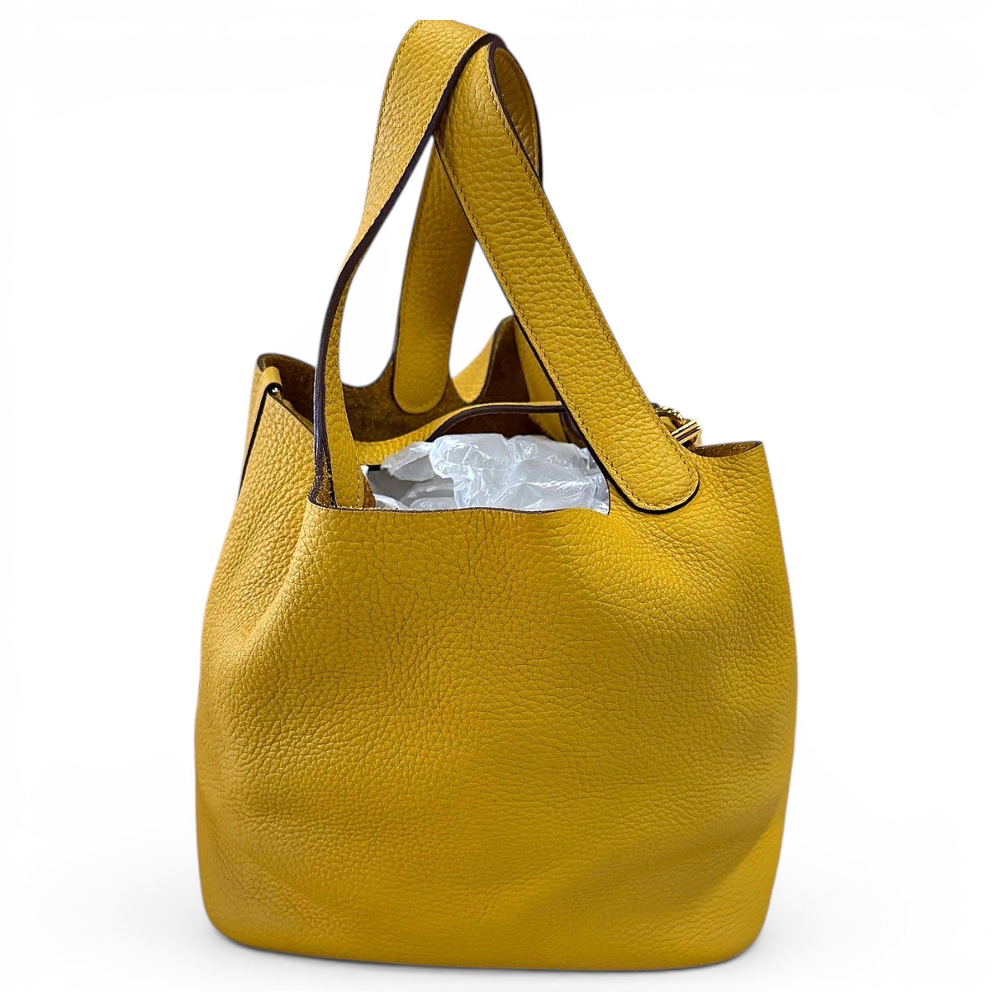 Picotin leather handbag