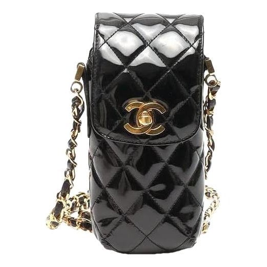 Patent leather crossbody bag