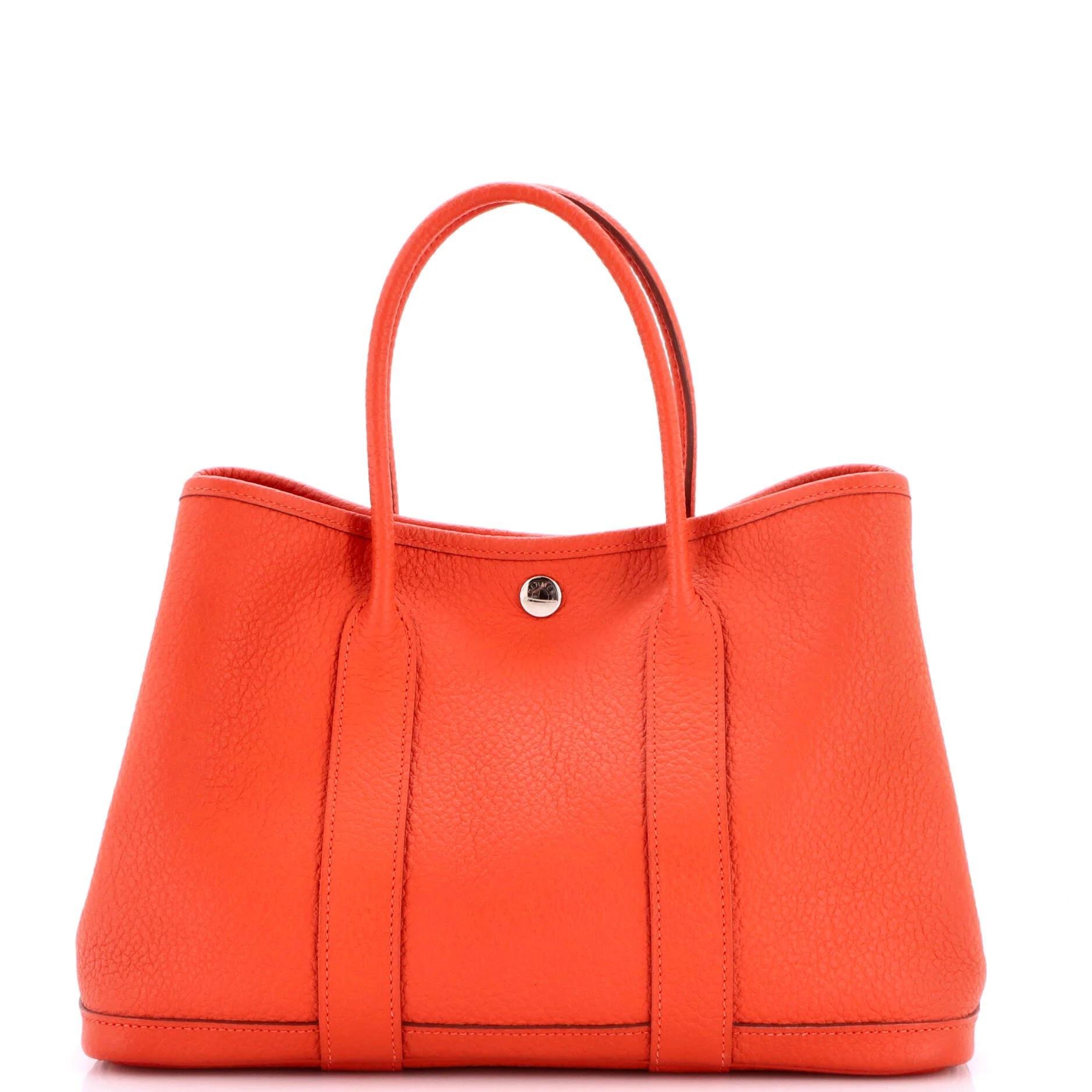 Leather tote