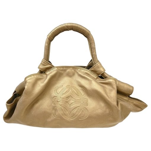 Anagram leather handbag