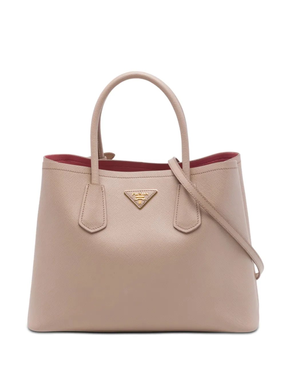 2010-2026 Medium Saffiano Cuir Double satchel