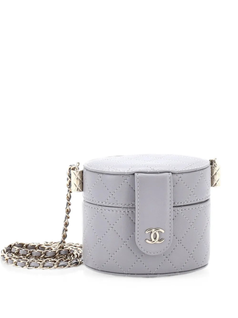 CC Allure Vanity Case with Chain Quilted Lambskin Mini crossbody bag