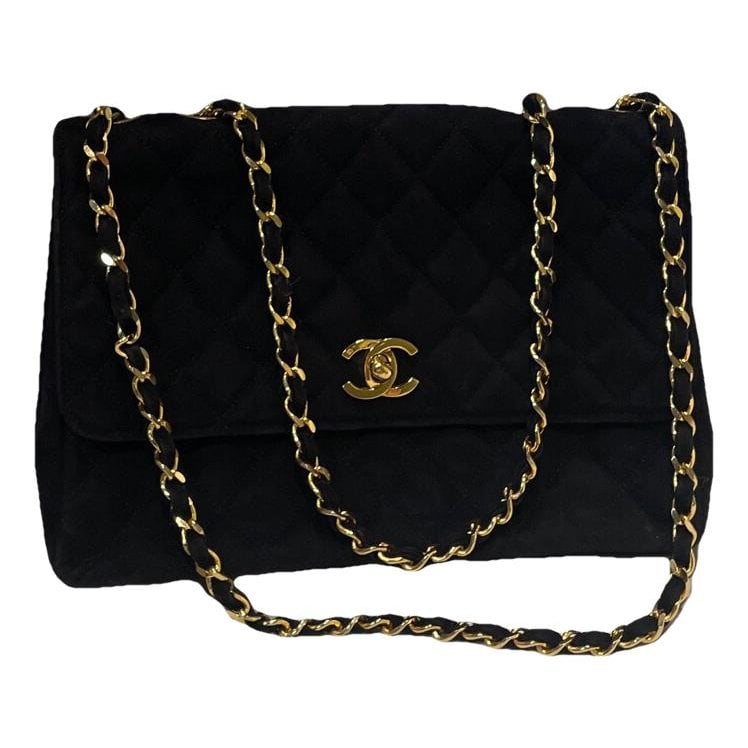 Velvet handbag